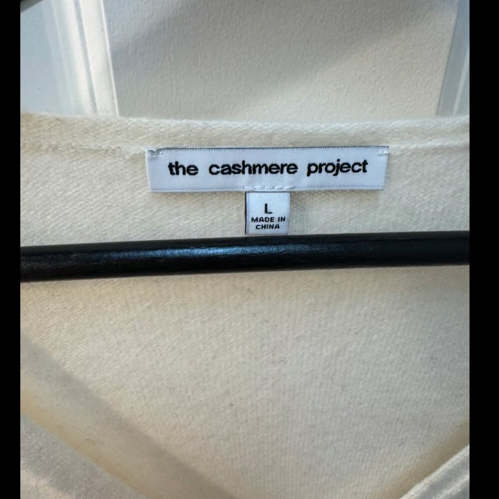 The Cashmere Project Cardigan Cream Size L - Picture 2 of 3